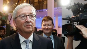 Juncker mit Wahlkampfmanager Selmayr