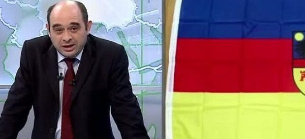   Iată ce spunea homunculul creat în eprubetă, Sabin Gherman, despre drapelul asupritorilor românilor: „Ce-o avea steagul Transilvaniei de-i sperie? Culorile sunt aceleaşi […]