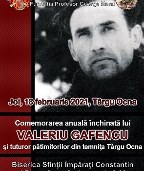 Cu exact un secol în urmă, pe 24 ianuarie 1921, vedea lumina zilei în Sângerei (Basarabia) Valeriu Gafencu, cel care […]